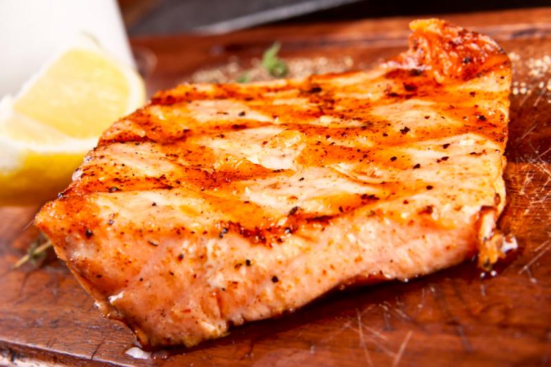 Salmon (Grilled over charcoal)